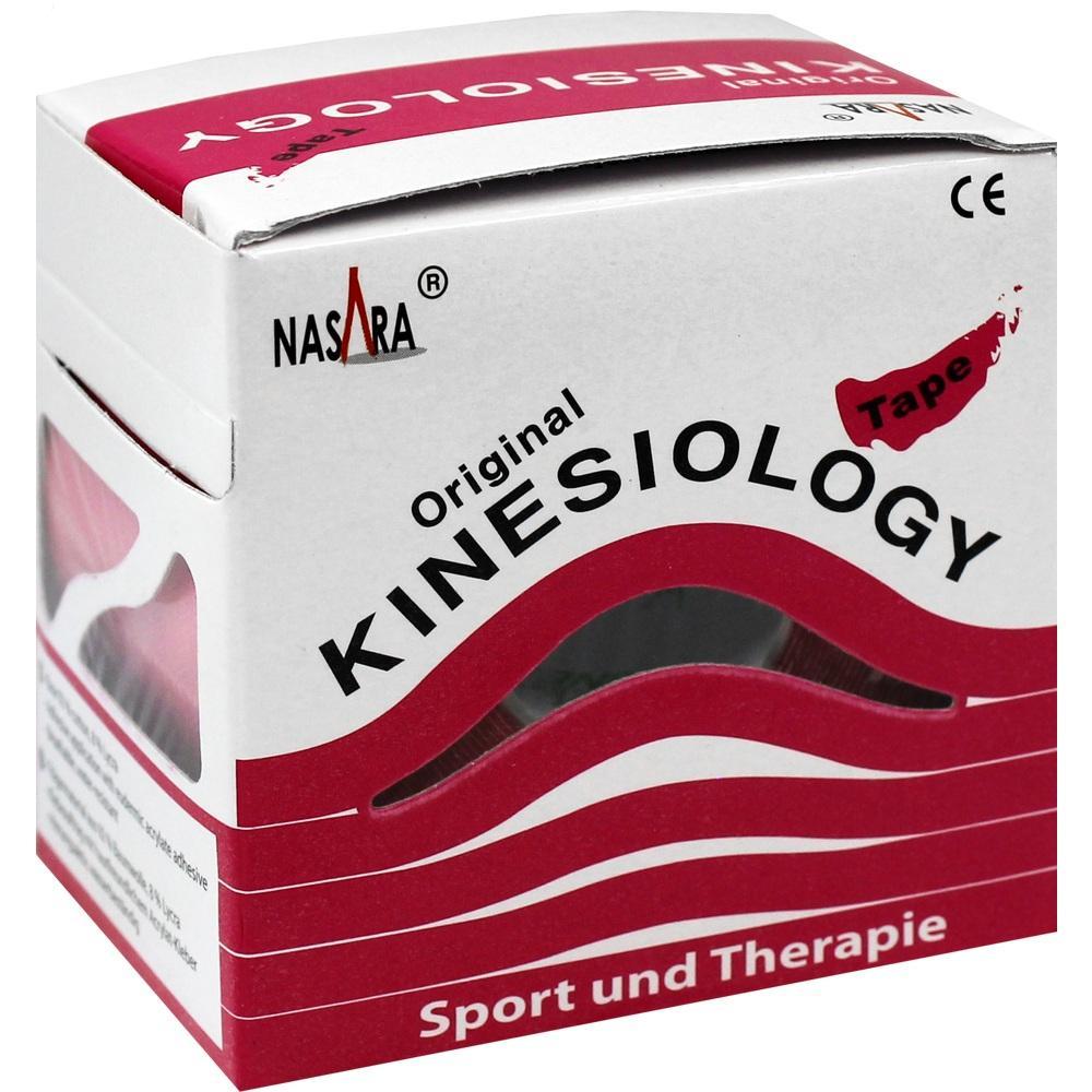 Eine Packung mit Kinesiologie-Tape für Sport und Therapie.
